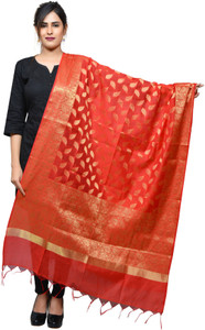 BANJARA INDIA Pure Silk Woven Women Dupatta
