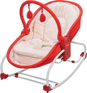 LuvLap 3 in 1 Baby Rocker Napper & Chair, with Musical Vibrations with Mosquito net Rocker