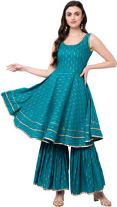 NYPA Women Kurta Sharara Set