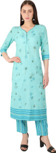 Emeros Women Printed Straight Kurta