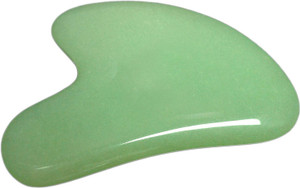 jaderoller Green Jade Gua Sha Stone Massager
