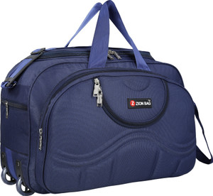 Zion Bag (Expandable) Waterproof Polyester Lightweight 40 L Luggage Travel Duffel Bag with 2 Wheels Duffel With Wheels (Strolley)