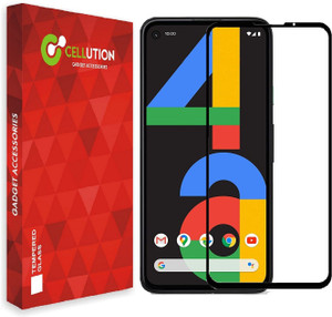Cellution Edge To Edge Tempered Glass for Google Pixel 4a