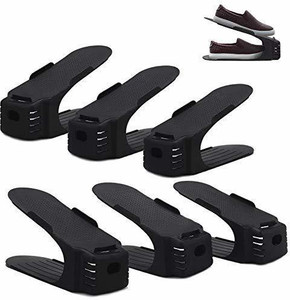 HARISWARUP Adjustable Shoe Slots Organizer, Shoe Storage Rack Space Saver Rack ,Shoe Shelf Plastic Shoe Stand