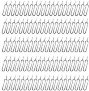 Creativo ( PACK OF-100 PCS ) SIM Card Tray Open Eject Pin Removal Tool Needle Opener Ejector for All Phones Sim Adapter (Steel) Sim Adapter