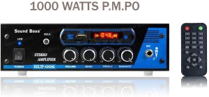 Sound Boss SLT-006 2-Channel High Power Stereo with BLUETOOTH/MIC/USB/SD/AUX/FM 210 W AV Power Amplifier
