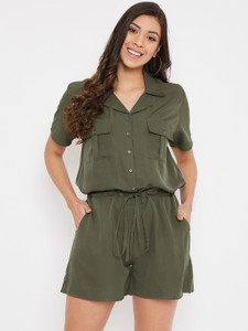 Color Cocktail Solid Women Jumpsuit