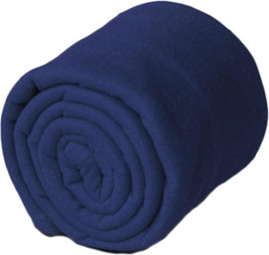 Goyal Fashion Solid Double Fleece Blanket for  AC Room