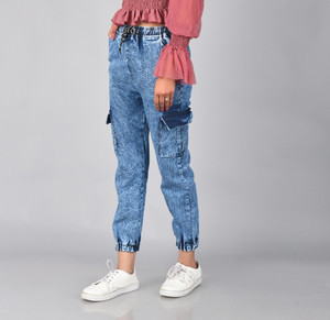 Oiskal Jogger Fit Women Light Blue Jeans