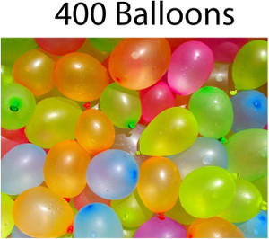 go klean Solid 400 Water balloons For Kids | Balloons For Holi festival | Non Toxic Balloon Balloon