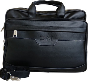 SM Men Black Messenger Bag