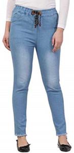 DZEB Jogger Fit Women Light Blue Jeans