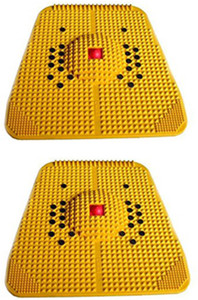 Cool Buddyzz bcm_002 Set of 2 Accupressure Blood Circulation Power Mat And Feet Massager (Yellow) Massager