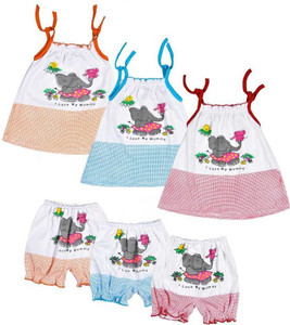 KIDS PARYANIS Baby Boys & Baby Girls Party(Festive) Top Shorts