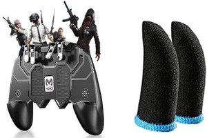 PHAGQU Mobile Game Gamepad Trigger for PUBG Gaming Fire Joysticks Shooting Game Fire Button Controller PubG Trigger Gaming Accessory Kit with…
