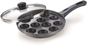 Prestige Omega Select Plus 12 Pits Paniarakkal with Lid 1.5 L capacity 24 cm diameter