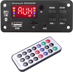 Geek Lab Audio Player MP3 Decoder Board 12V Module With Remote. FM, USB & Bluetooth Connectivity. AM0 MP3 Player