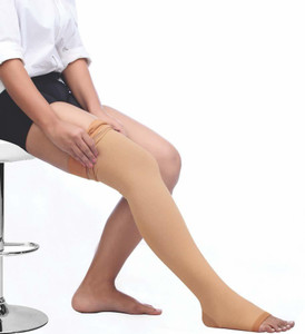 Dyna Medical Compression Stockings for Varicose Vein-Above Knee-Class 1 Knee Support