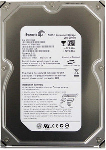 Seagate OEM 250 GB Desktop White, Silver SATA Internal Hard Disk Drive (HDD) (ST250DP)