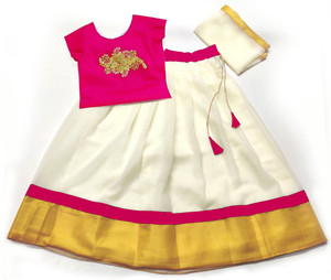 NAJARA FASHION Indi Baby Girls Lehenga Choli Ethnic Wear Embroidered Ghagra Choli