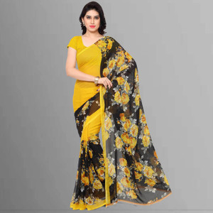 ANAND Floral Print Daily Wear Georgette Saree
