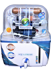Aquafresh COPPER+ALKALINE+RO+UV+TDS 15 L WHITE AUTOMATIC ELECTRICAL BOREWELL 1500 TDS BEST HOME WATER PURIFIER 15 L 15 L RO + UV Water Purifier