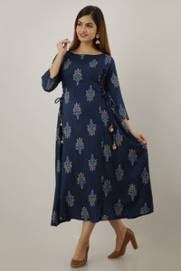Lee Moda Women Printed Flared Kurta