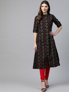 DIVENA Women Printed Straight Kurta