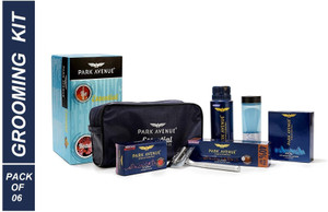 PARK AVENUE Essential Grooming Kit (6 item in the set with travel pouch)