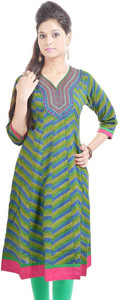 Rajpari Women Self Design A-line Kurta