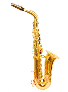 SKYLARK INTERNATIONAL Saxophone With Hard Case, Belt, Gloves and Extra Reed In Gold Lacquer Finishing SKY10011 Alto Saxophone