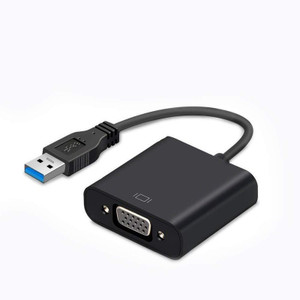 KAVTRON  TV-out Cable USB 3.0 to VGA Adapter Converter, HD External USB 3.0 Video Display Cable, Multi-Monitor Adapter.