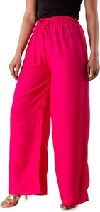 HNV STYLE Regular Fit Women Pink Trousers