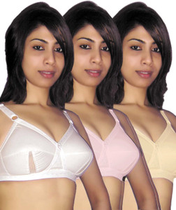 Selfcare Cotton Bra Full Coverage महिलाओं के लिए फुल कवरेज नॉन-पैडेड ब्रा