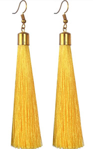 PORINNO 0090 Silk Dori Tassel Earring