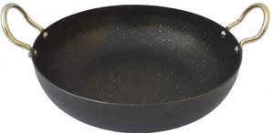 Navghar IRONICA Series nonstick Kadahi/Iron Karahi. Kadhai 24 cm diameter 2.5 L capacity
