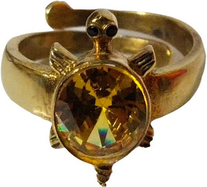3SIX5 Kachua Tortoise Meru Ring Beautiful Adjustable Yellow