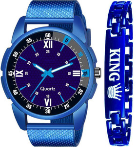 Blue Pearl Analog Watch  - For Boys