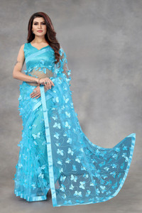 Julee Printed Bollywood Net Saree