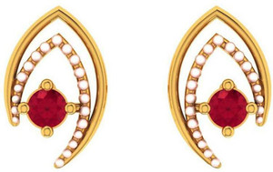 PC Chandra Jewellers Yellow Gold 14kt Stud Earring