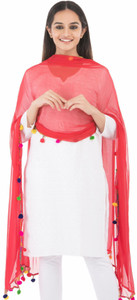 Traditions Bazaar Chiffon Solid Women Dupatta