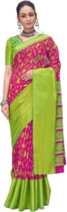Sariya Printed Patola Cotton Silk Saree