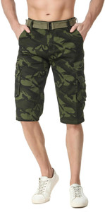 Plus91 Printed Men Three Fourths