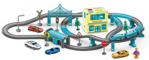 Dherik Tradworld DIY train city track for kids | DIY Assemble Train set
