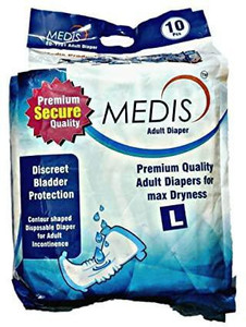 Medis Adult Diapers Large Adult Diapers - L - Buy 10 Medis Adult ...