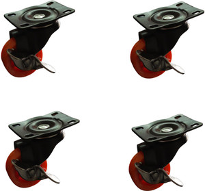 KRISHNA A/48 Moving Singel wheel Braked Furniture Caster