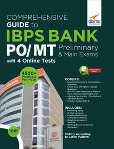 Comprehensive Guide to IBPS Bank PO/ MT Preliminary & Main Exams with 4 Online Tests (10th Edition)