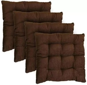 FAJAL COTTON UDHYOG LUXUARY 18*4 Microfibre Solid Cushion Pack of 4