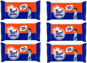 Surf excel Stain Remover (Pack of 06) Detergent Bar
