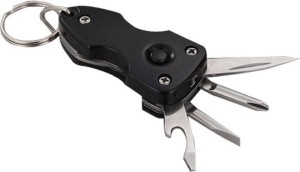 Flipkart SmartBuy Torch, Screwdriver, Knife & Bottle Opener Key Chain